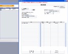 帳票管理データベースで使用している機能：見積り書の作成、請求書の作成、注文書の作成。発行済み帳票リストを説明するための画像です。
